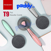 Lược Chải Lông Chó Mèo Pakeway Có Nút Bấm Tách Lông Tiện Lợi - Paddy Pet Shop